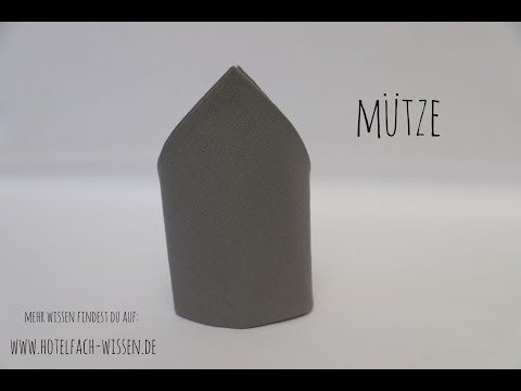 Vorschau zur Serviettenfaltung Mütze.
